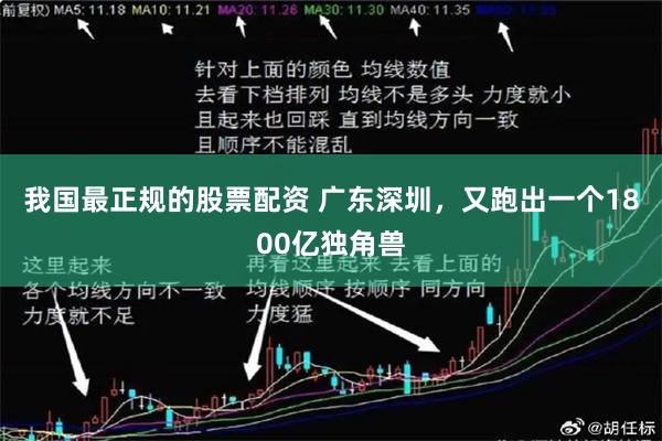 我国最正规的股票配资 广东深圳，又跑出一个1800亿独角兽