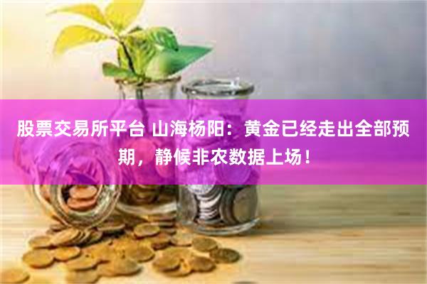 股票交易所平台 山海杨阳：黄金已经走出全部预期，静候非农数据上场！